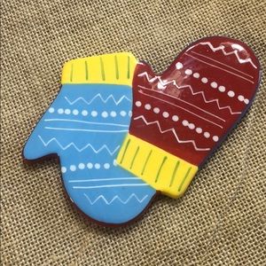 Mittens mini attachment coton colors